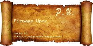Pirnaga Upor névjegykártya
